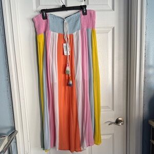 Vibrant Multicolor Maxi Skirt